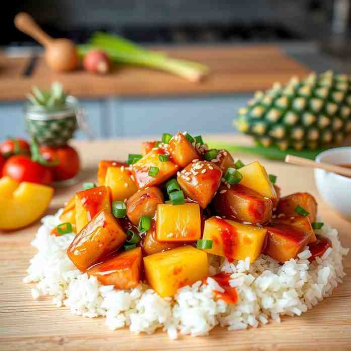 Easy Pineapple Chicken Recipe - One-Pan